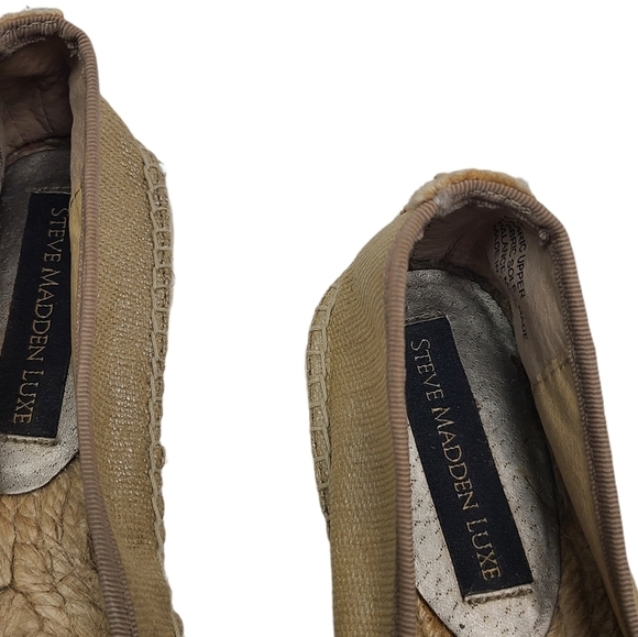 Steve Madden Luxe Jesi espadrille flats Gold 7 - Picture 2 of 8